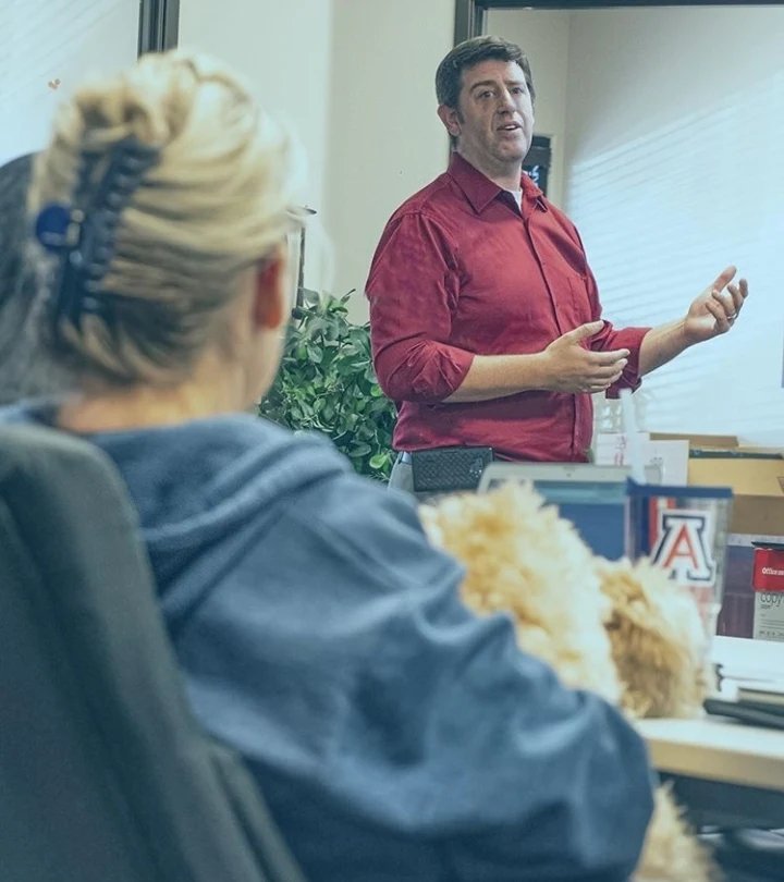Brian Ford teaching a small-business workshop